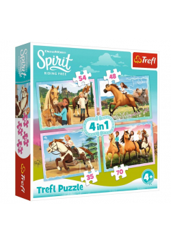 Puzzle 4w1 Popołudniowa przejażdżka TREFL