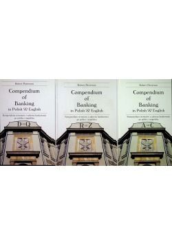 Compendium of Banking in Polish & English 3 Tomy
