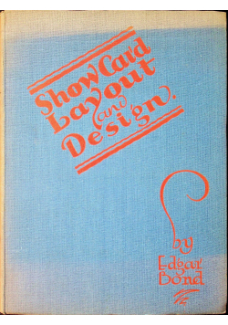 Showcard layout and design 1919 r.