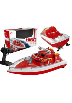 Łódź HI60 zdalnie sterowana R/C 1:28 czerwona