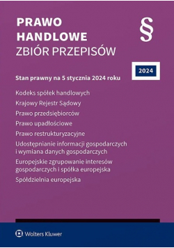 Kodeks spółek handlowych Prawo handlowe Zbiór przepisów