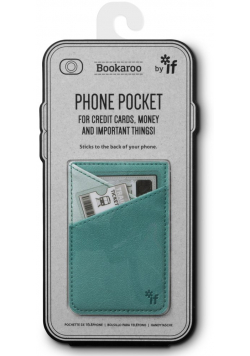 Bookaroo Phone pocket - portfel na telefon - turkusowy