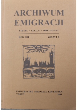 Archiwum Emigracji zeszyt 4
