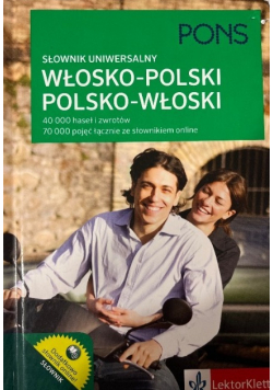 Słownik uniwersalny włosko - polski polsko - włoski