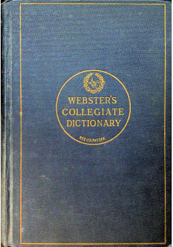 Websters Collegiate Dictionary 1936