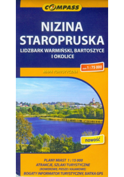 Nizina Staropruska mapa turystyczna
