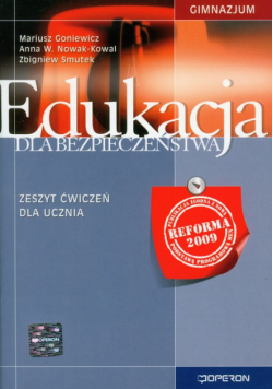 Edukacja dla bezpieczeństwa zeszyt ćwiczeń