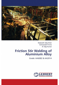Friction Stir Welding of Aluminium Alloy
