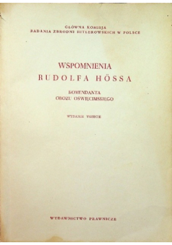 Wspomnienia Rudolfa Hossa