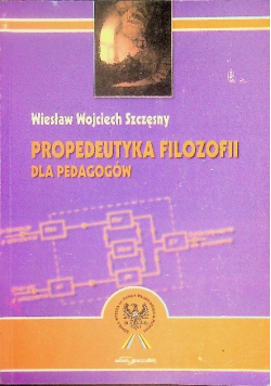 Propedeutyka filozofii dla pedagogów