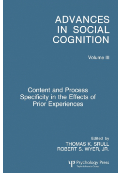 Content and Process Specificity in the Effects of Prior Experiences