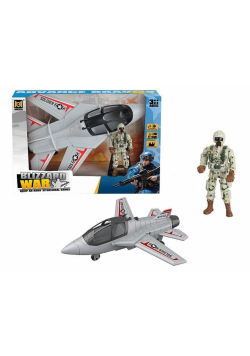 Samolot wojskowy z pilotem