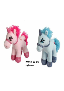 Jednorożec z głosem 32cm MIX