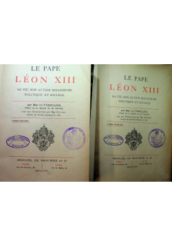 Le Pape Leon XIII 2 tomy