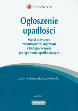 Ogłoszenie upadłości