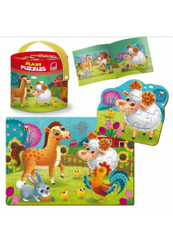 Maxi puzzle 2w1 Farma