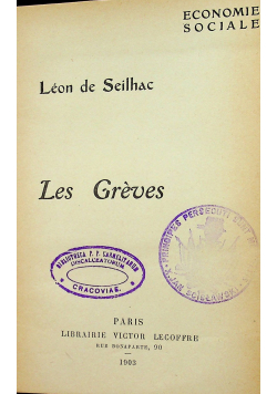 Les Greves 1903 r.