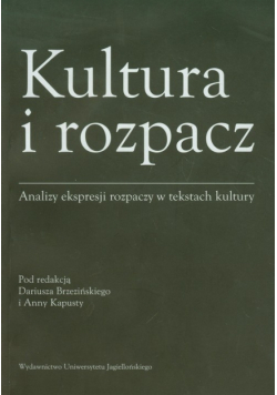 Kultura i rozpacz
