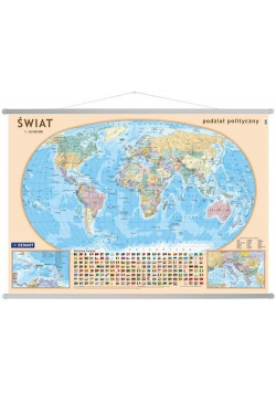Świat. Mapa ścienna gabinetowa 1:30 mln