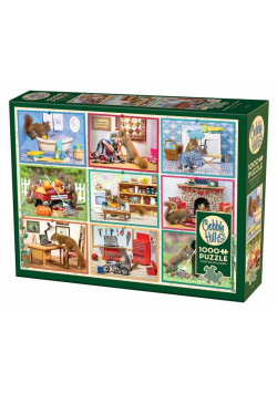 Puzzle 1000 Wiewiórki domowe G3
