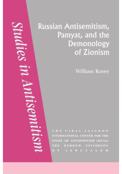 Russian Antisemitism Pamyat/De