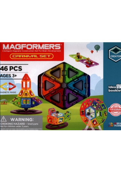 Magformers Carnival Set Klocki magnetyczne 46 elementów