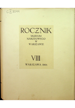 Rocznik Muzeum Narodowego w Warszawie VIII
