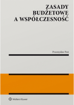 Zasady budżetowe a współczesność