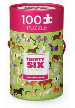 Puzzle 100 el. - Konie