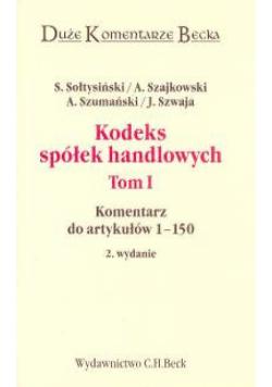 Kodeks Spólek handlowych t.1