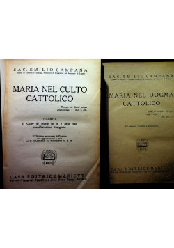 Maria nel Dogma Cattolico 1945 r 2 tomy