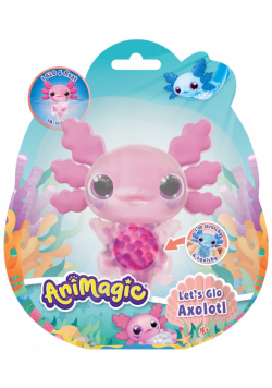Animagic zabawka interaktywna Axolotl różowy