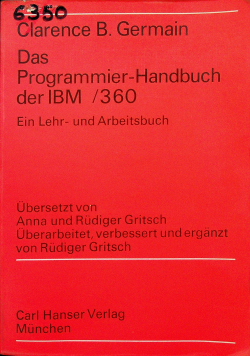 Das Programmier Handbuch der IBM 360