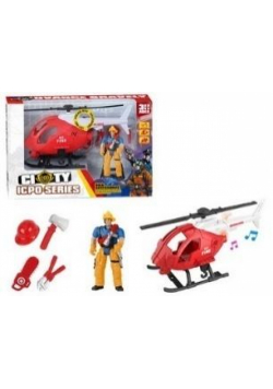 Helikopter + strażak