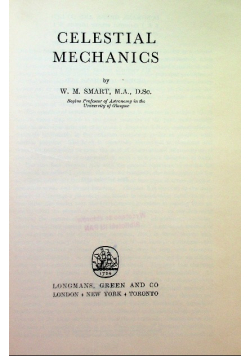 Celestial Mechanics