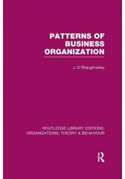 Patterns of Business Organization (RLE