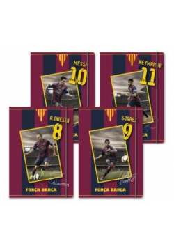 Zeszyt A5/16K kratka FC Barcelona (20szt) ASTRA