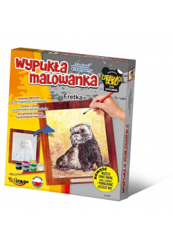 Wypukła malowanka Futrzak - Fretka