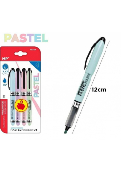 Zakreślacz pastelowy 1,0/3,0mm 4szt