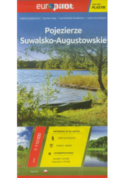 Pojezierze Suwalsko-Augustowskie mapa turystyczna 1:110 000