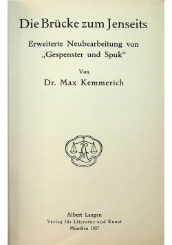 Die vrucke zum jenseits 1827 r
