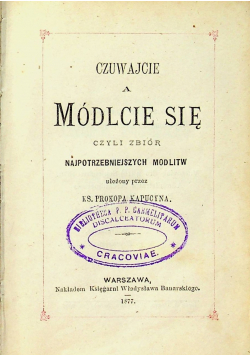 Czuwajcie a módlcie się 1877r.