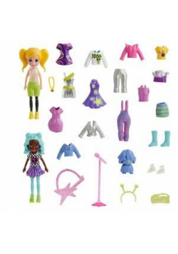 Polly Pocket Zestaw modowy duży z 2 lalkami HKV97