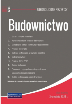 Budownictwo - ujednolicone przepisy