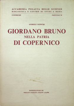 Giordano Bruno Nella Patria Di Copernico