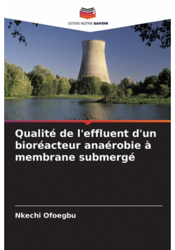 Qualité de l'effluent d'un bioréacteur anaérobie à membrane submergé
