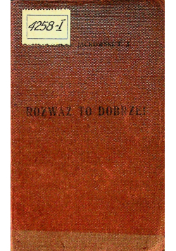 Rozważ to dobrze 1918r