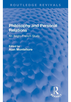 Philosophy and Personal Relations