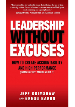 Leadership without excuses