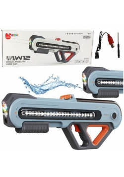 Karabin W12 elektryczny na wodę LED szary 60cm